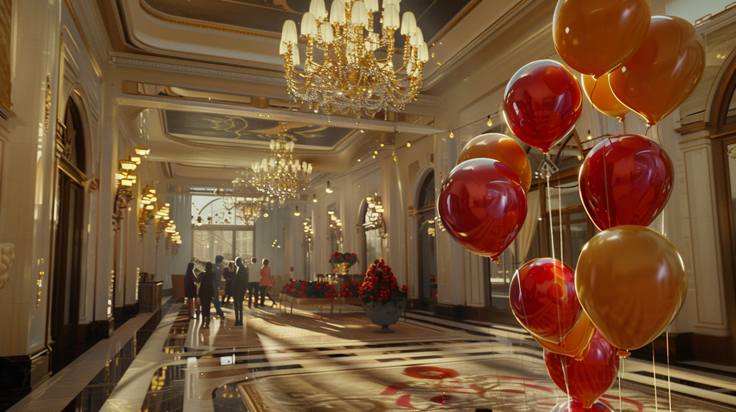 Der Charme von Luftballons in der Hotelbranche